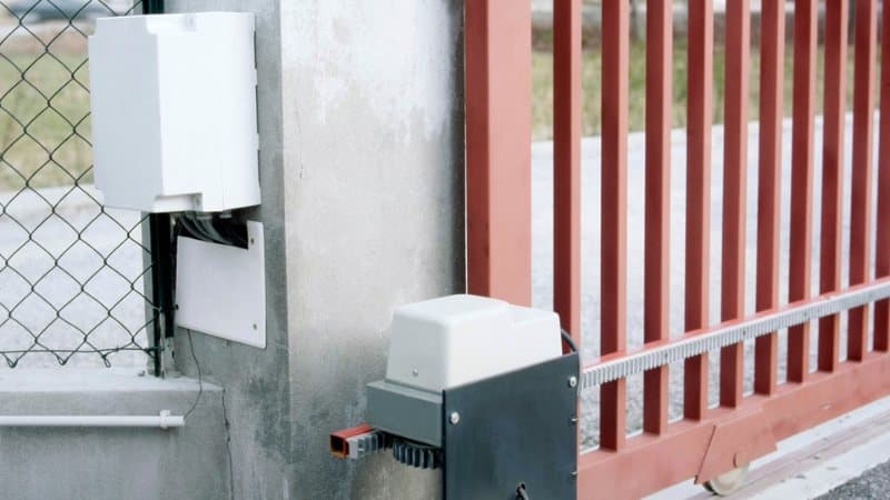 Le mécanisme d'un portail électrique
