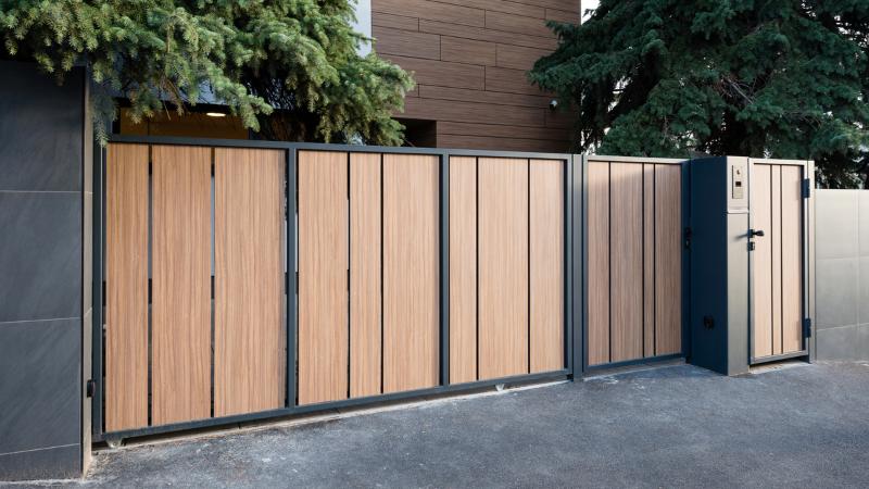 Un portail en cohérence le design de la maison