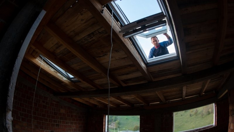 Une installation propre de velux