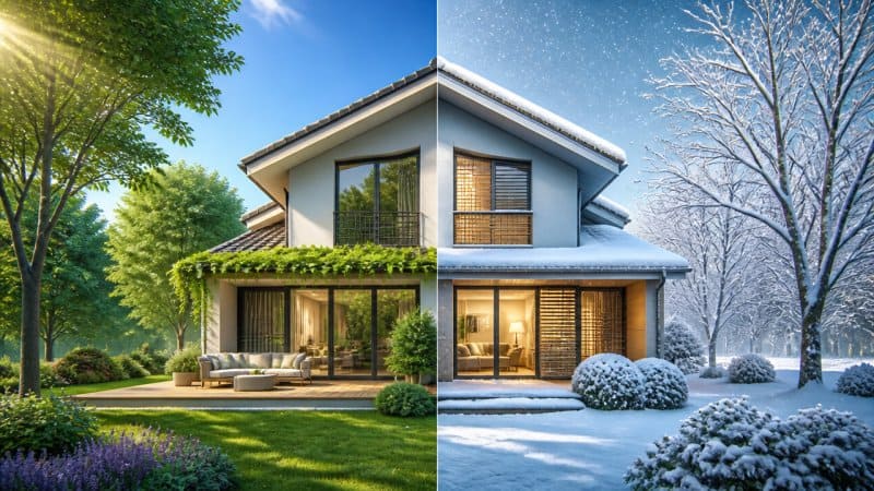 Une maison protégée en été comme en hiver à Bezons