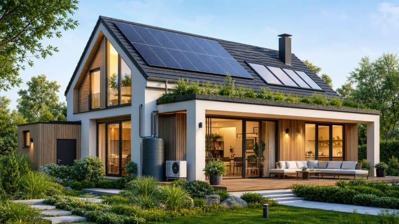 Une maison économe en énergie grâce à une bonne isolation