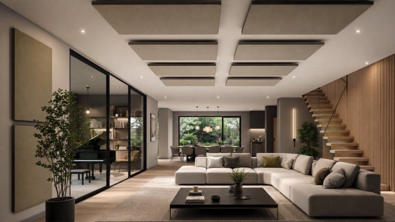 Une maison moderne avec une isolation de toiture optimale