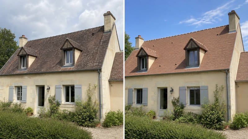 Une rénovation de toiture qui respecte le style de toiture d'une maison