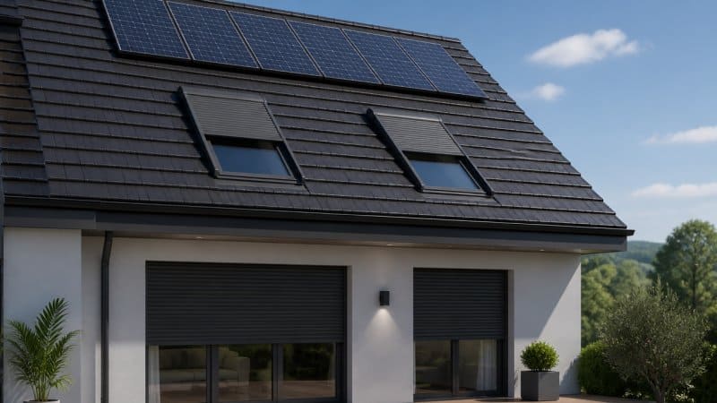 Des volets roulants Velux solaires autonomes