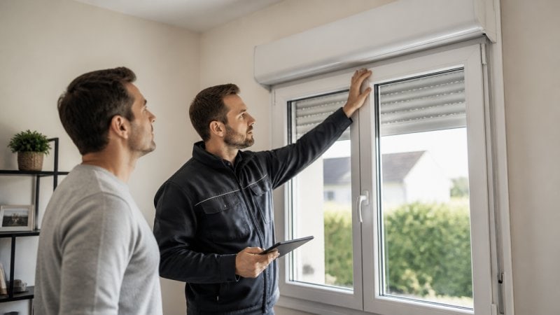 Un volet roulant parfaitement installé